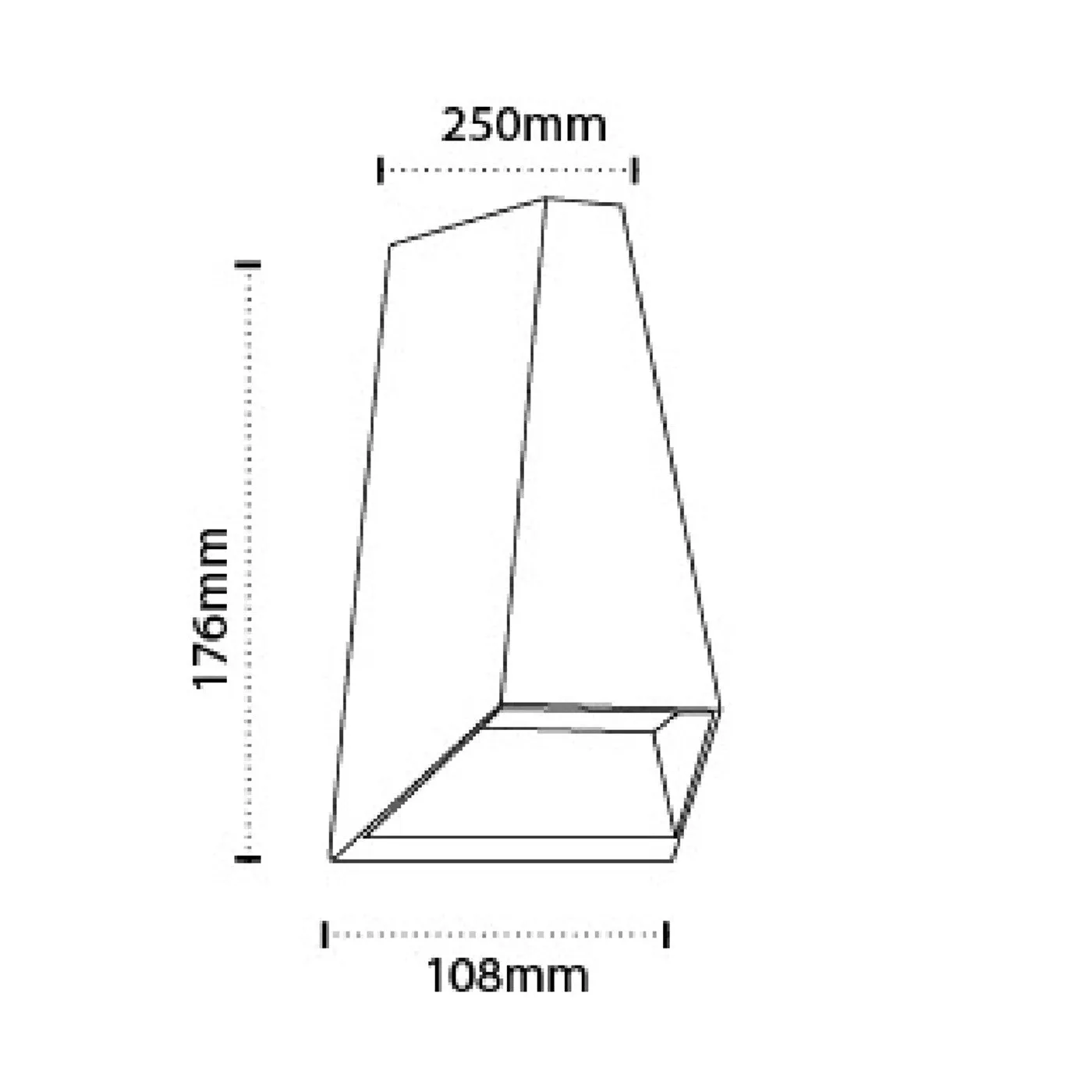 109090-2x3w Narrow Beam Outdoor wall Lights 6w