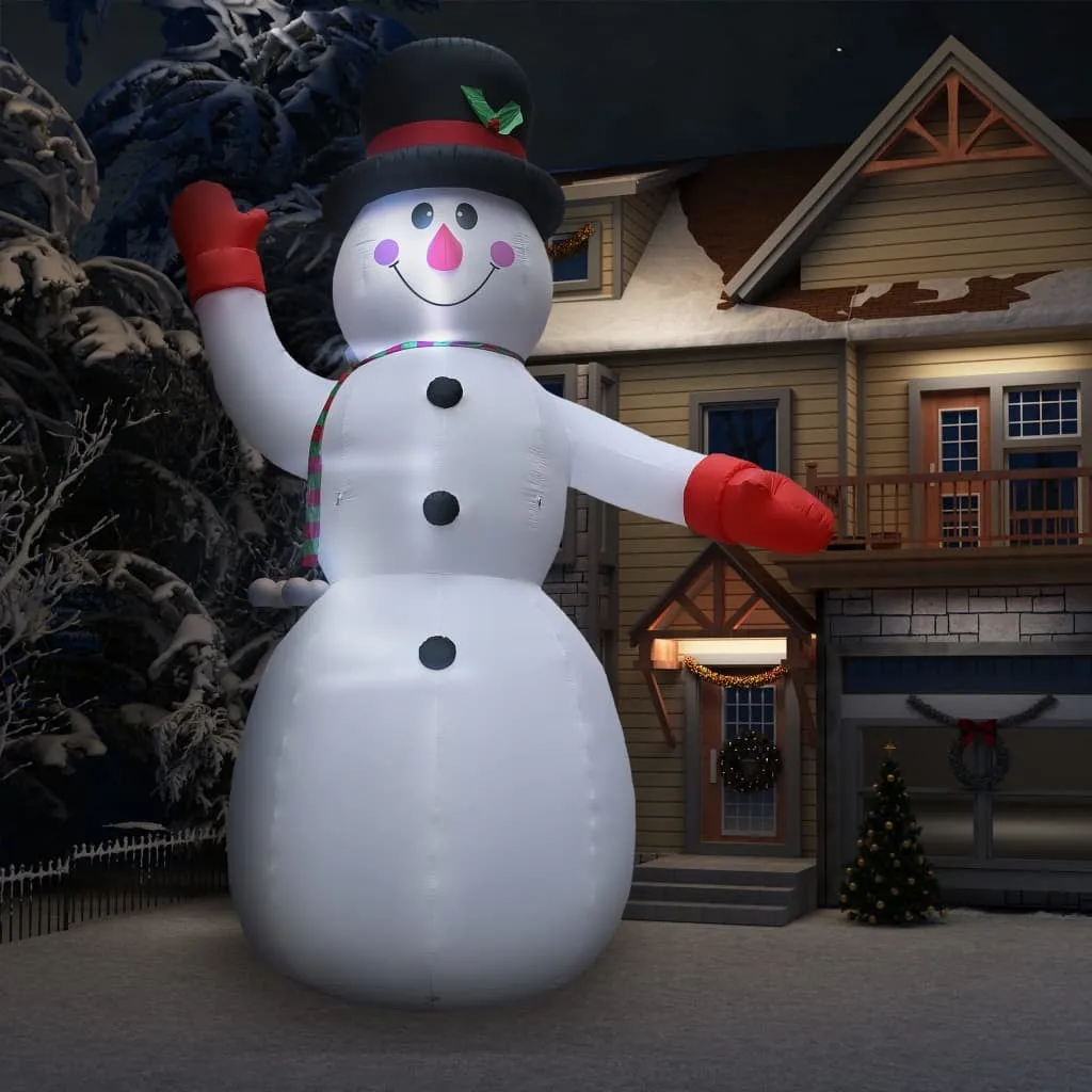 20 Foot Christmas Inflatable Snowman with LED XXL