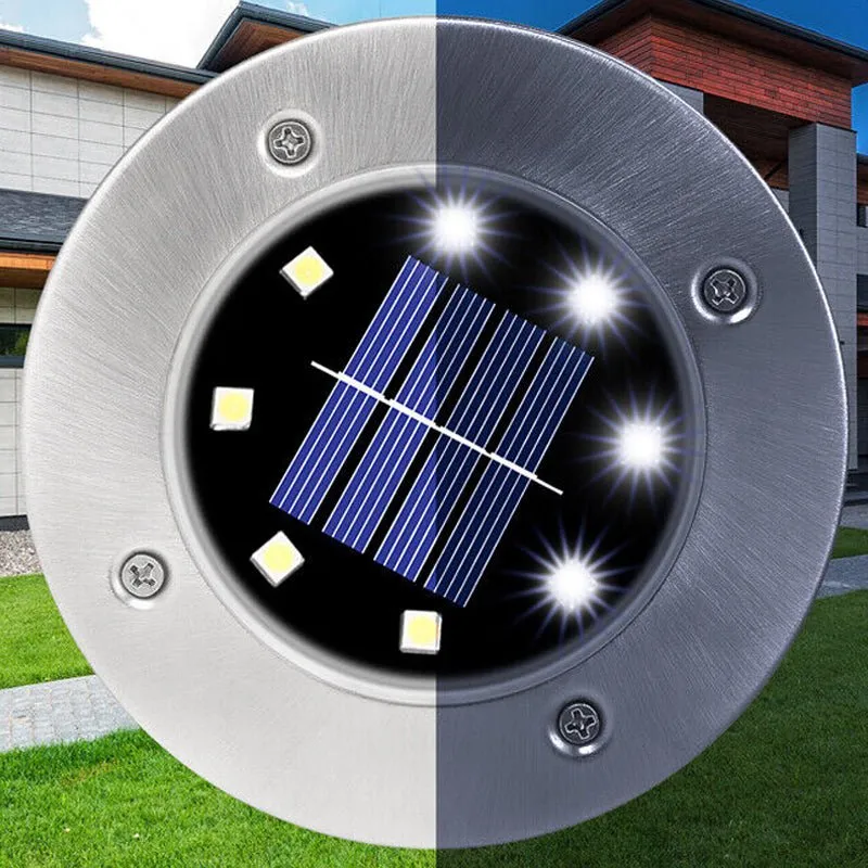 4 Pcs Solar Powered LED Light for Outdoor Garden