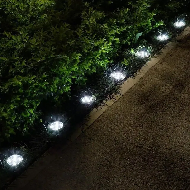 4 Pcs Solar Powered LED Light for Outdoor Garden