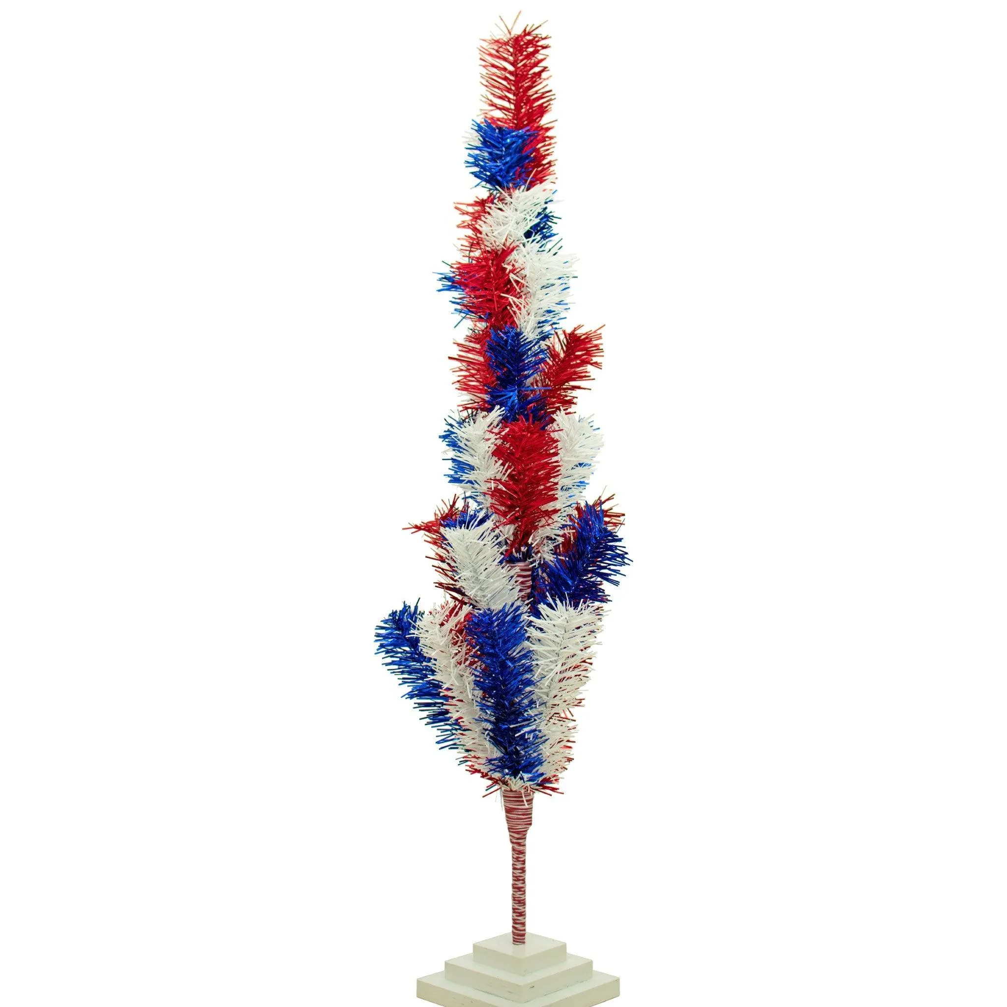 4th Of July Mixed Tinsel Trees