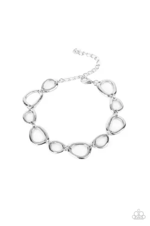 All That Mod Silver Bracelet - Paparazzi Accessories