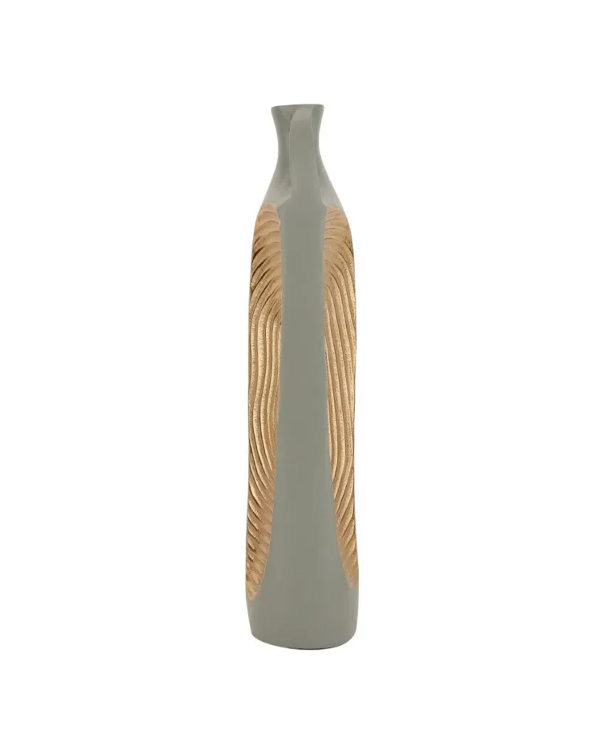 Alloy Art Aluminum Vase | 4x13 inches