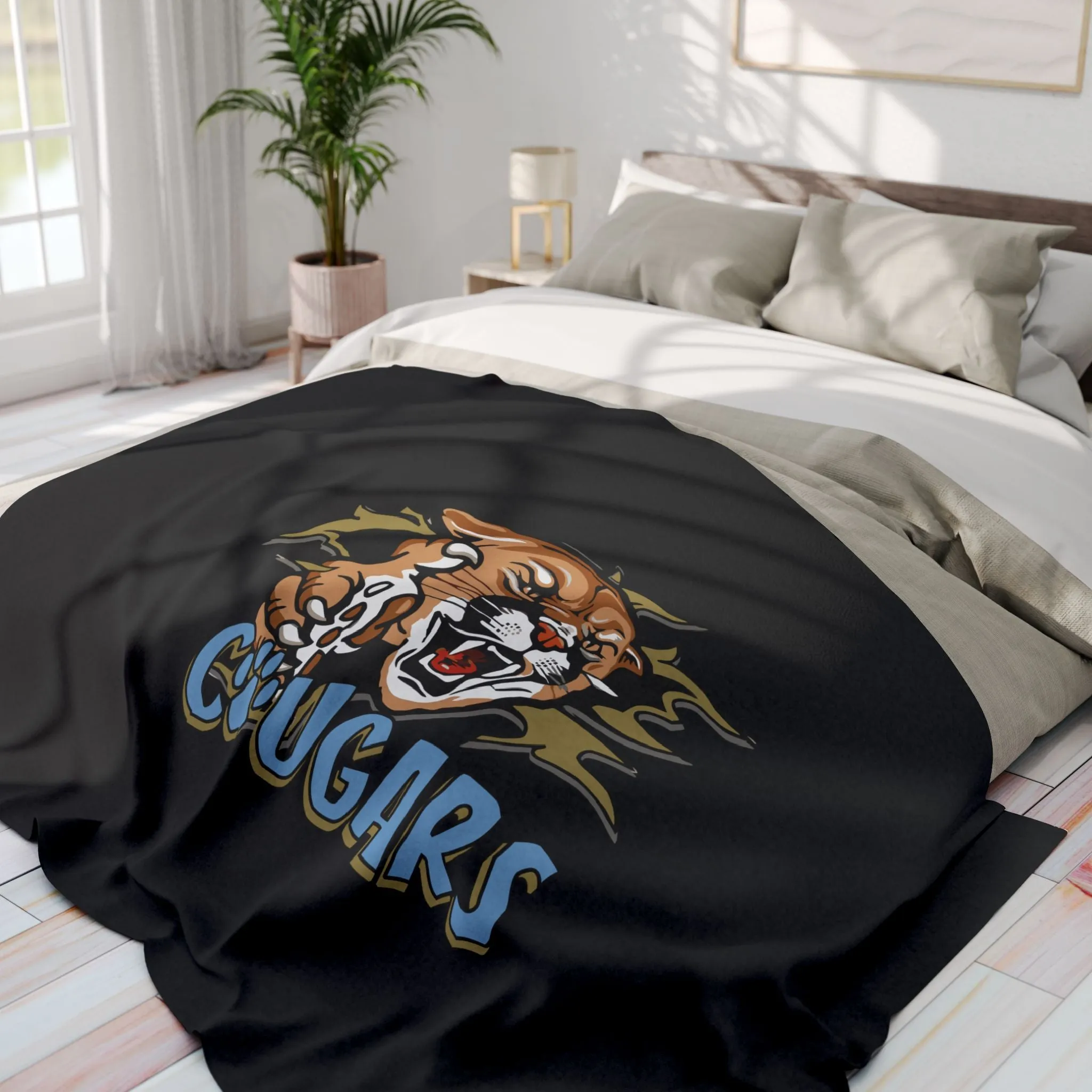 Arctic Fleece Blanket - Cougars