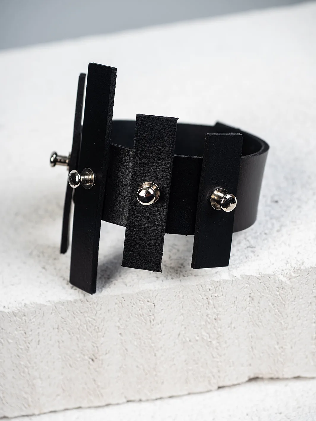 Black Studded Bracelet