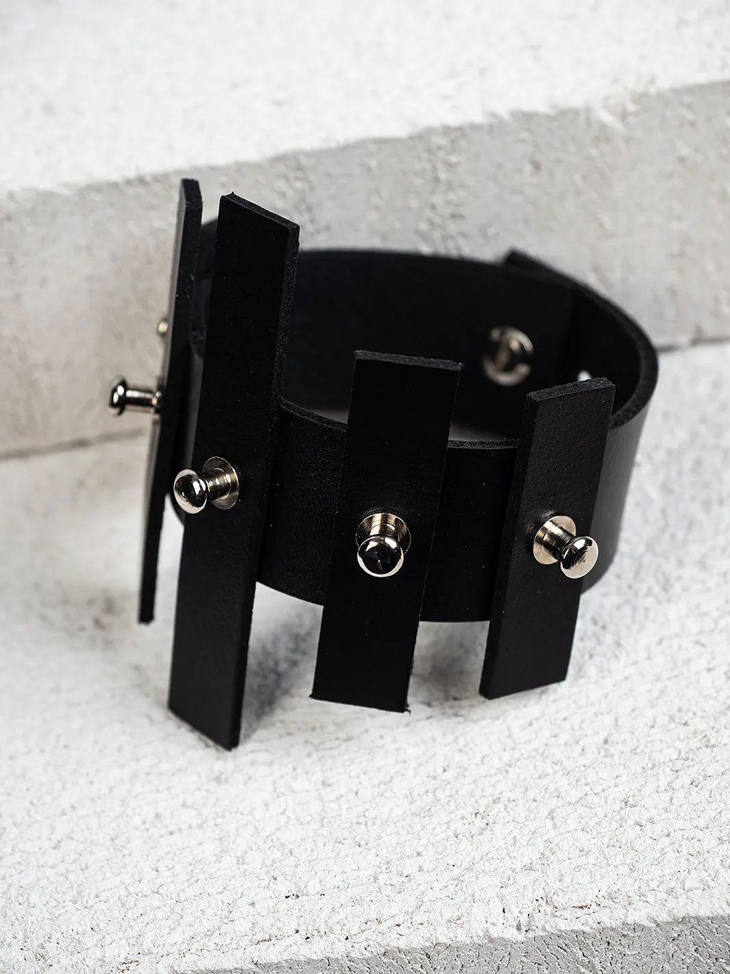 Black Studded Bracelet