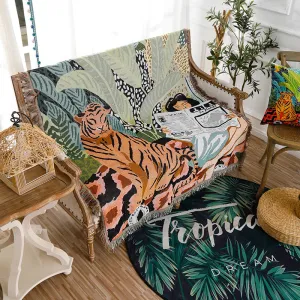 Bohemian Printed Throw Blankets