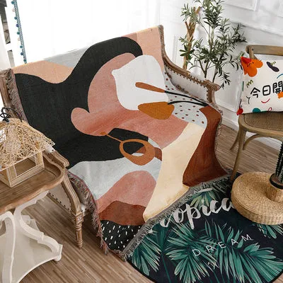 Bohemian Printed Throw Blankets