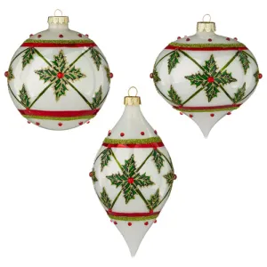 Boughs of Holly Ornament