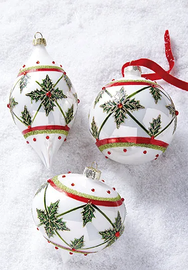 Boughs of Holly Ornament