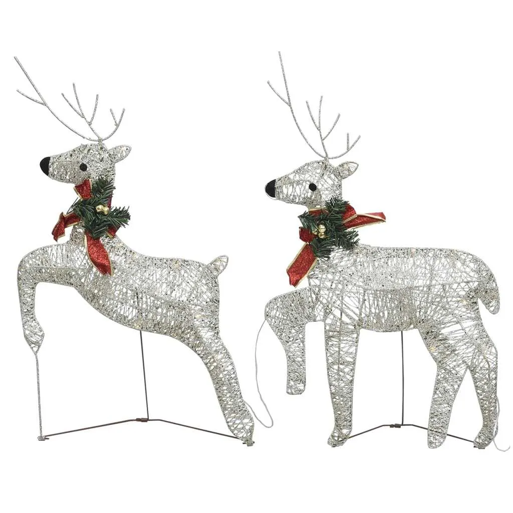 Christmas Reindeers 4 pcs Gold 80 LEDs