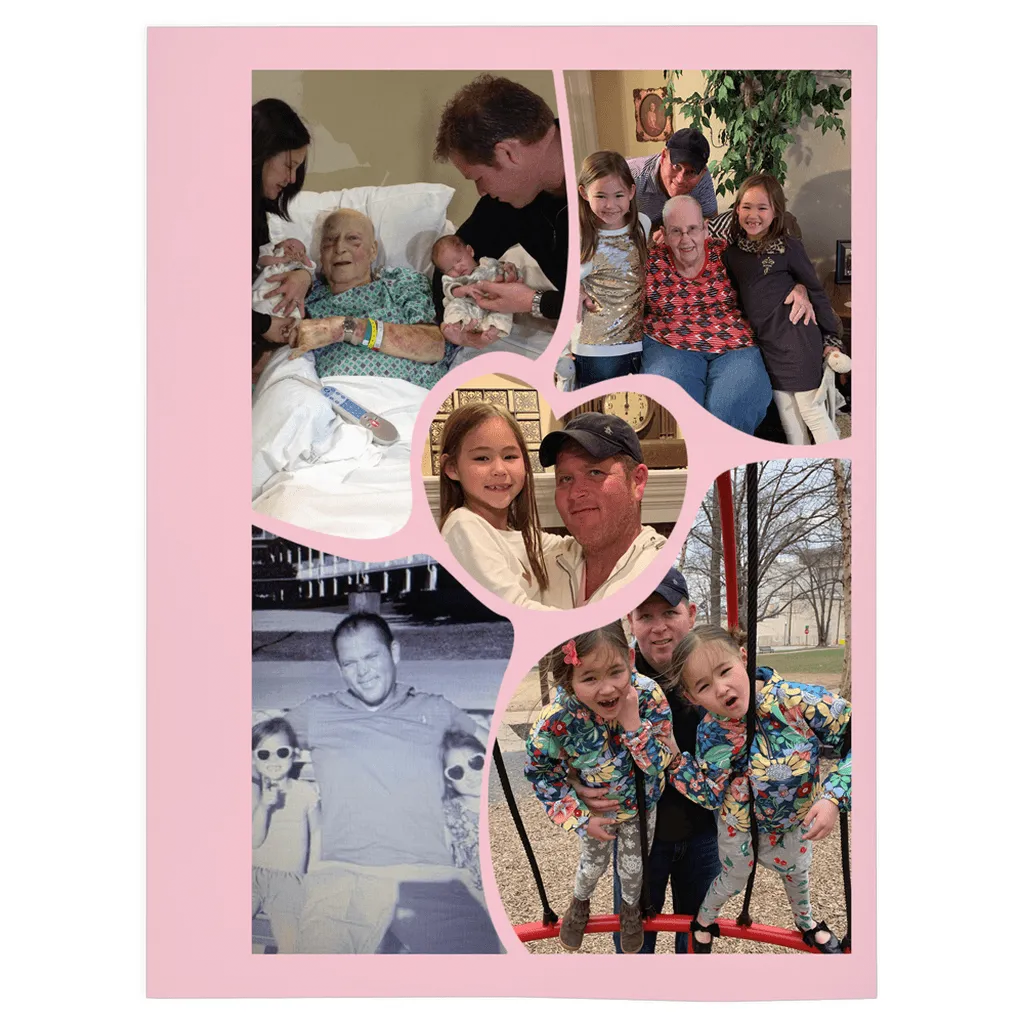 Custom Blanket Personalized with a Collage of Photos