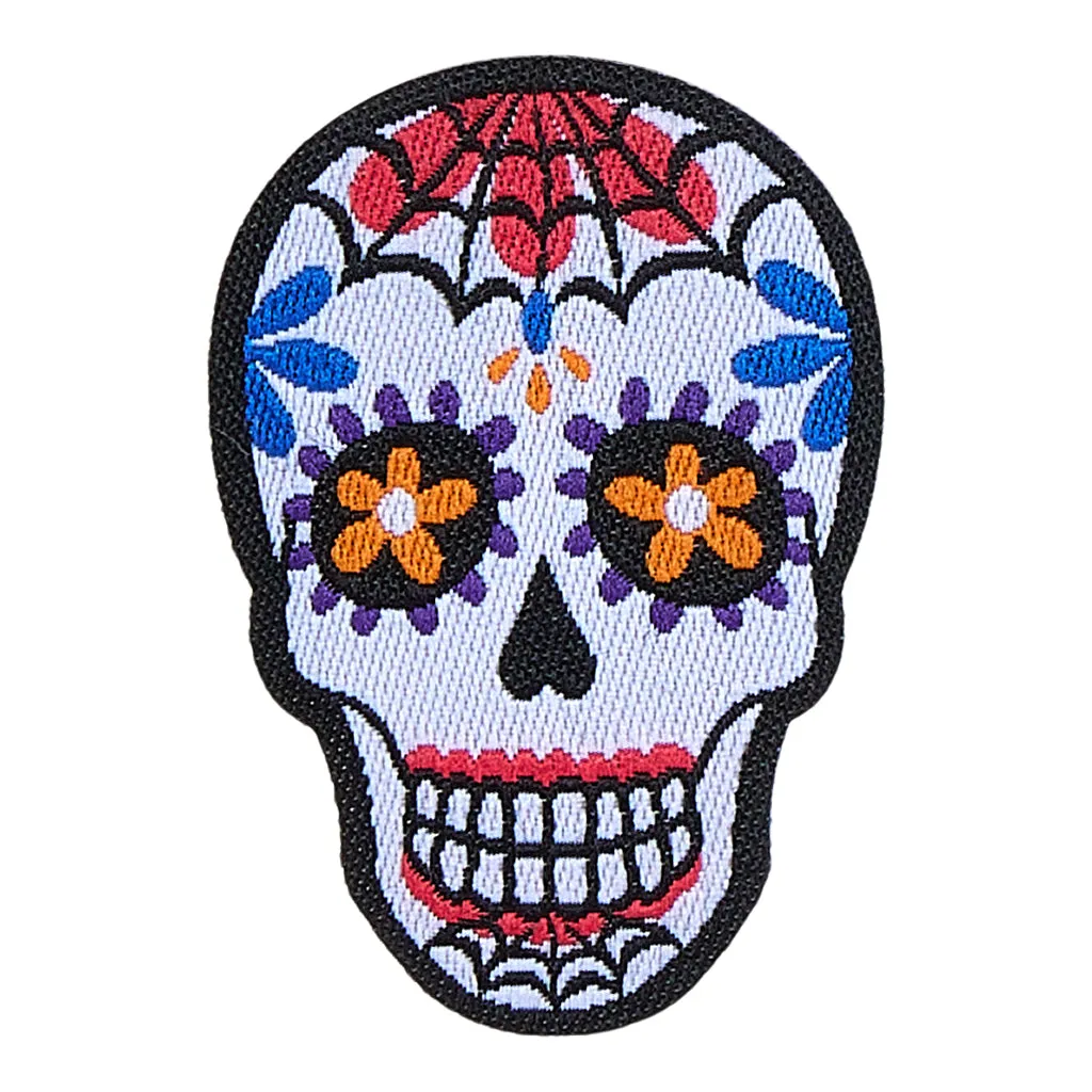 Dia De Los Muertos Skull Patch - Skull Patch Multi