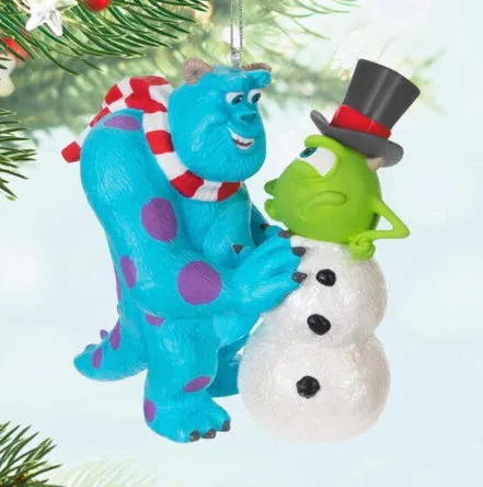 Disney/Pixar Monsters, Inc. Sulley Builds a Snow-Mike Ornament