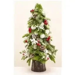 Enchante Snowball Tree Berry & Cone 50cm