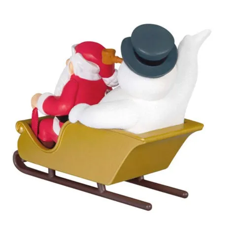 Frosty the Snowman™ Frosty and Santa Ornament