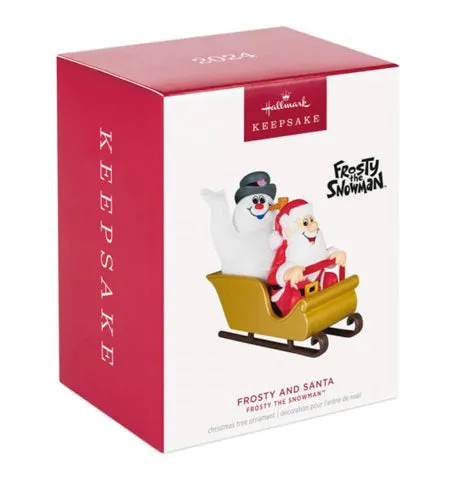 Frosty the Snowman™ Frosty and Santa Ornament