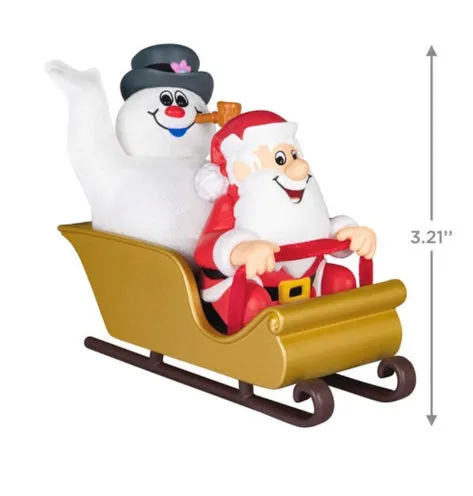 Frosty the Snowman™ Frosty and Santa Ornament