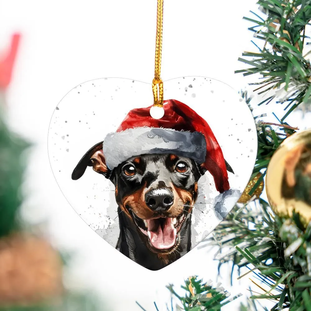 German-Pinscher-2 Christmas Ornament