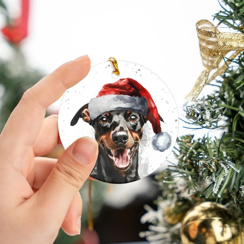 German-Pinscher-2 Christmas Ornament