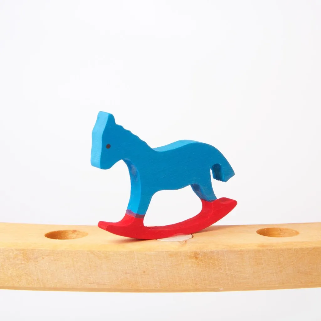 Grimm's Candle Holder Decoration-Rocking Horse