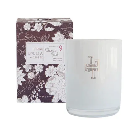 In Love Boxed Perfumed Luminary, Classic Petal