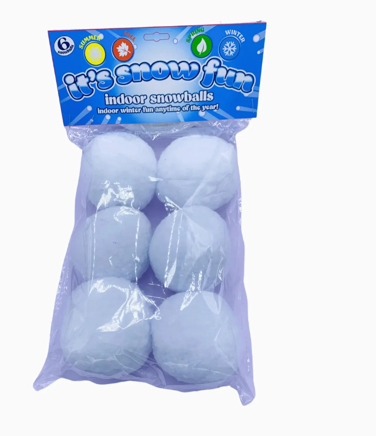 It's Snow Fun Indoor Snowballs 6-Pack