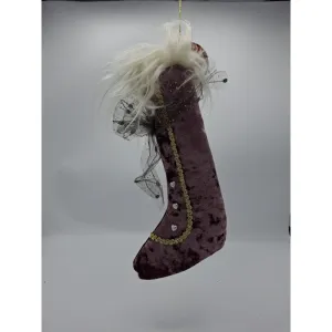 Jingles 23cm Purple Hanging Stocking