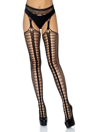 Leg Avenue Scale Net Suspender Hose