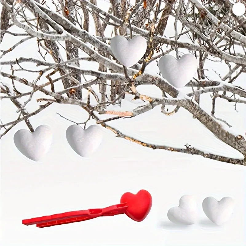 Love Peach Snowball Clip Perfect for Outdoor Snow Play