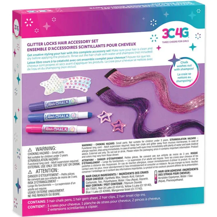 Make it Real: Imagination Land Glitter Locks Hair Accessory Set