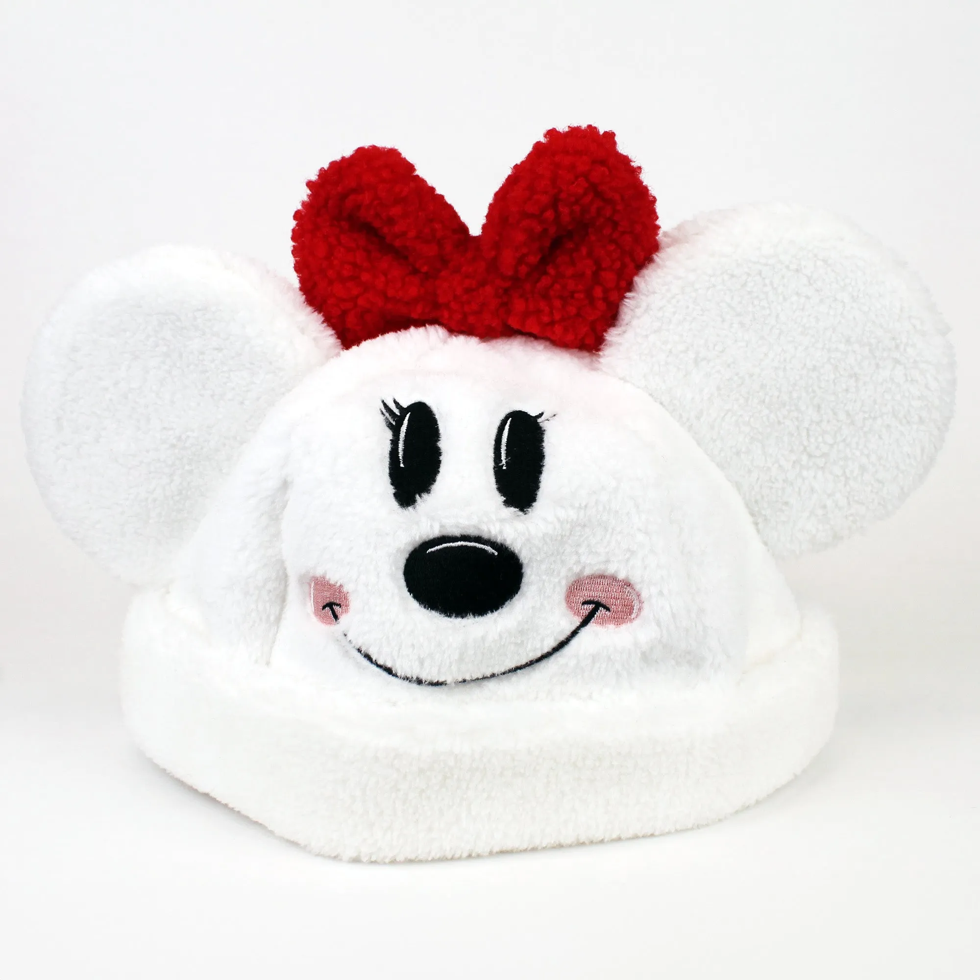 Minnie Snowman Sherpa Beanie