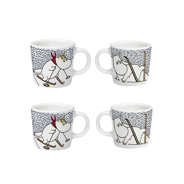 Moomin Mini Mugs - Skiing with Mr Brisk 2014