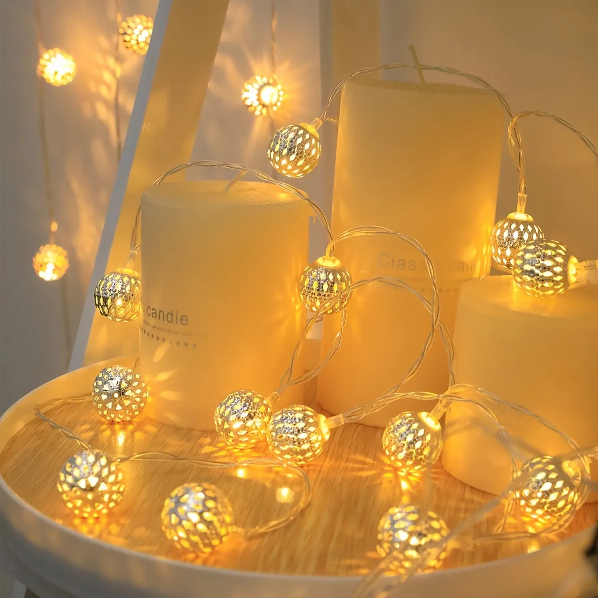 Moroccan Ball String Lights  Perfect for Home and Parties