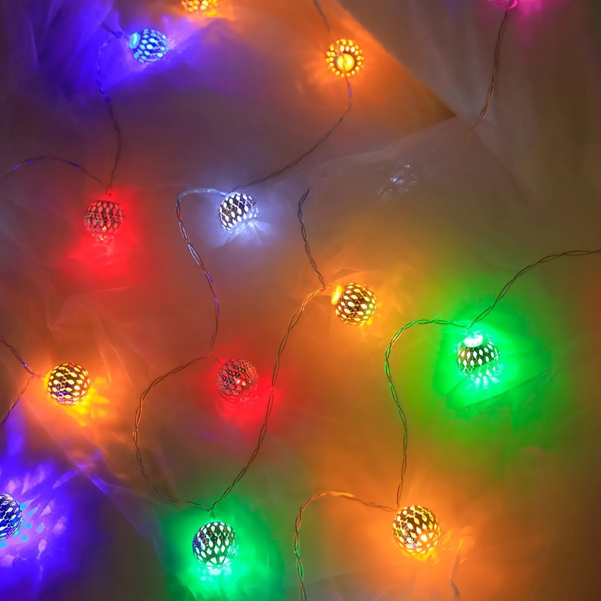 Moroccan Ball String Lights  Perfect for Home and Parties