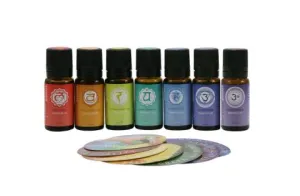 Mr.Steam Chakra Blend Essential Oil 7-Pack, 10ml Bottles