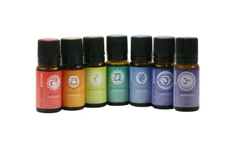 Mr.Steam Chakra Blend Essential Oil 7-Pack, 10ml Bottles