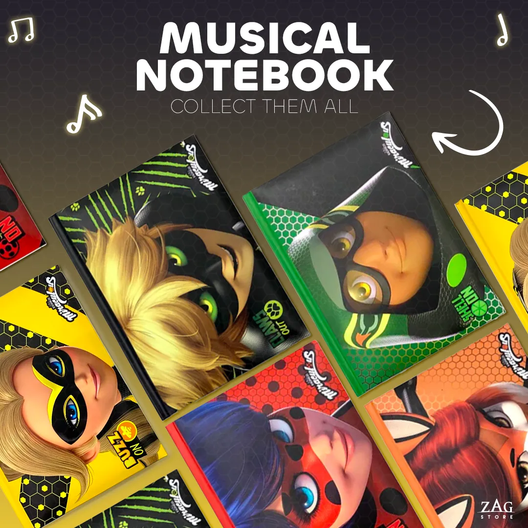 Musical Ladybug Notebook