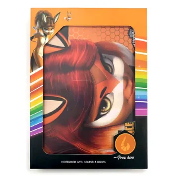 Musical Notebook Rena Rouge