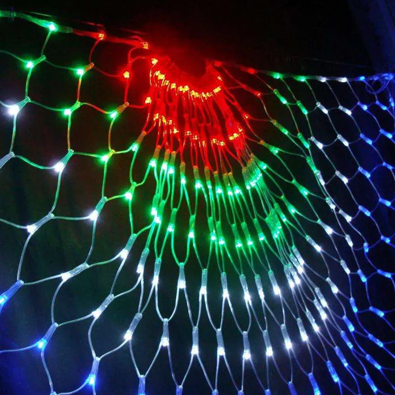 Outdoor decorative fishing net lights