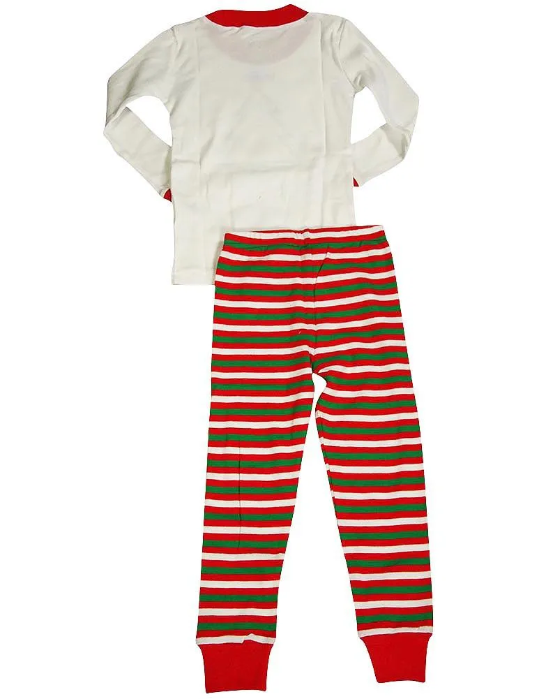 Sara's Prints Boys Long Sleeve 100% Cotton 2 Piece Pajama Set - Wear to fit snug, 36413