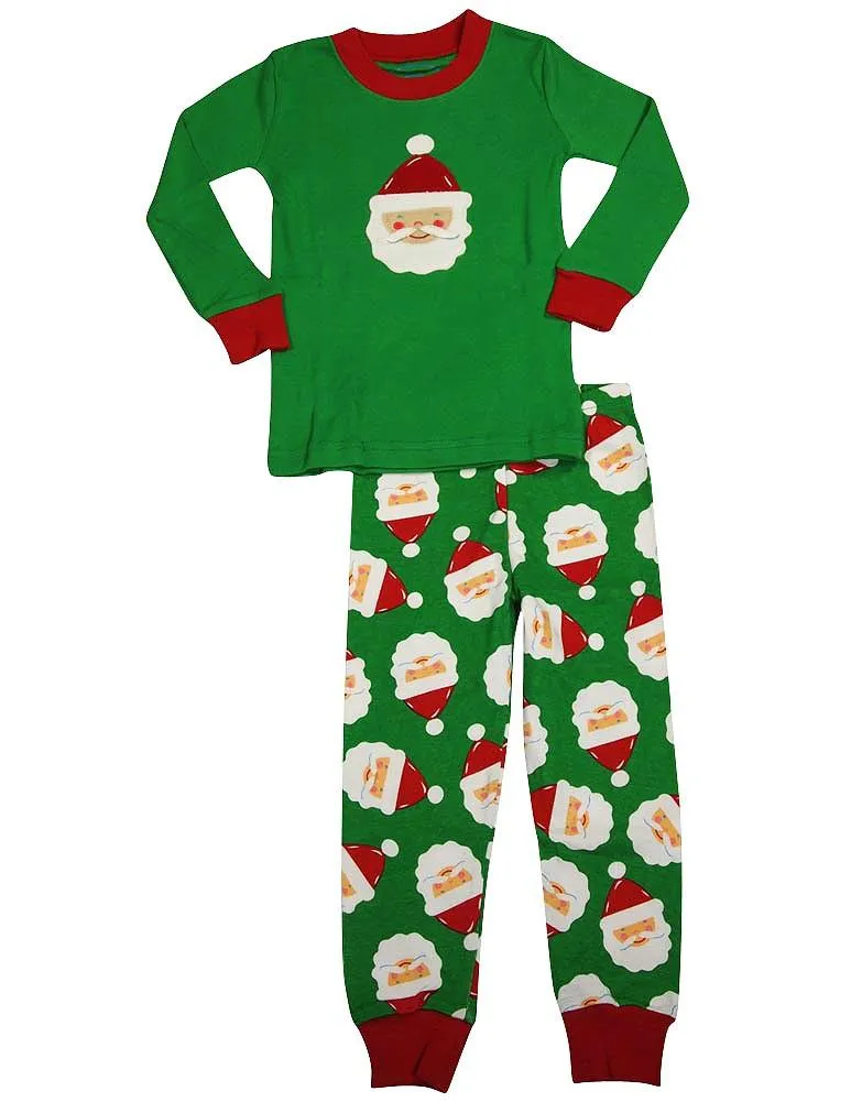 Sara's Prints Boys Long Sleeve 100% Cotton 2 Piece Pajama Set - Wear to fit snug, 36413