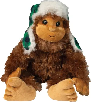 Sasquatch with Green Bomber Hat