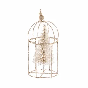 Sisal Tree in Metal Cage (22cm)