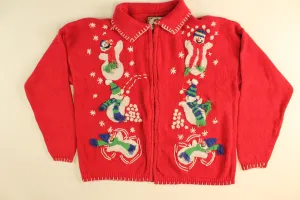 Snowball Fun- Medium Christmas Sweater