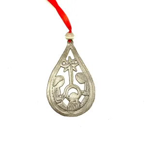 Teardrop Nativity Ornament