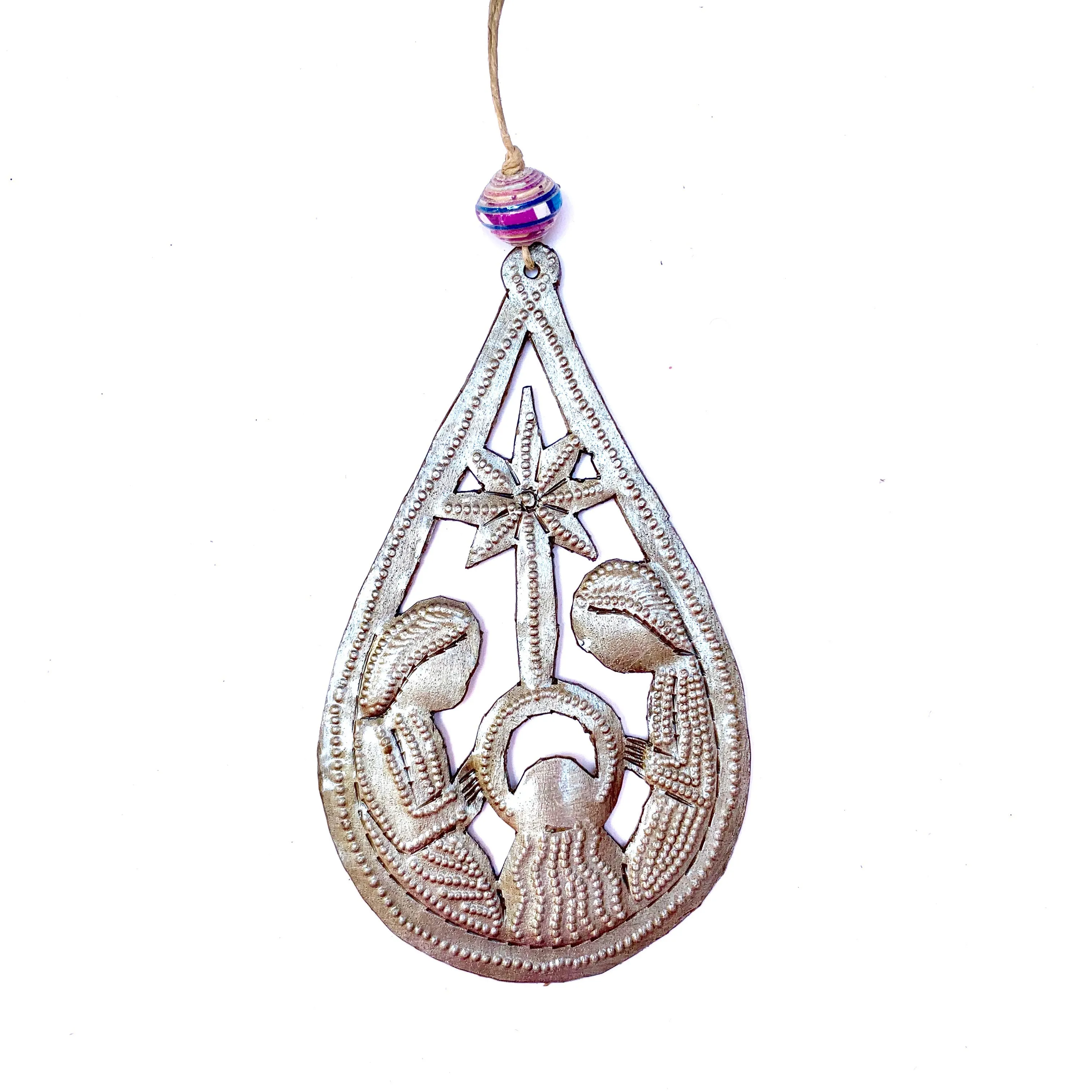 Teardrop Nativity Ornament