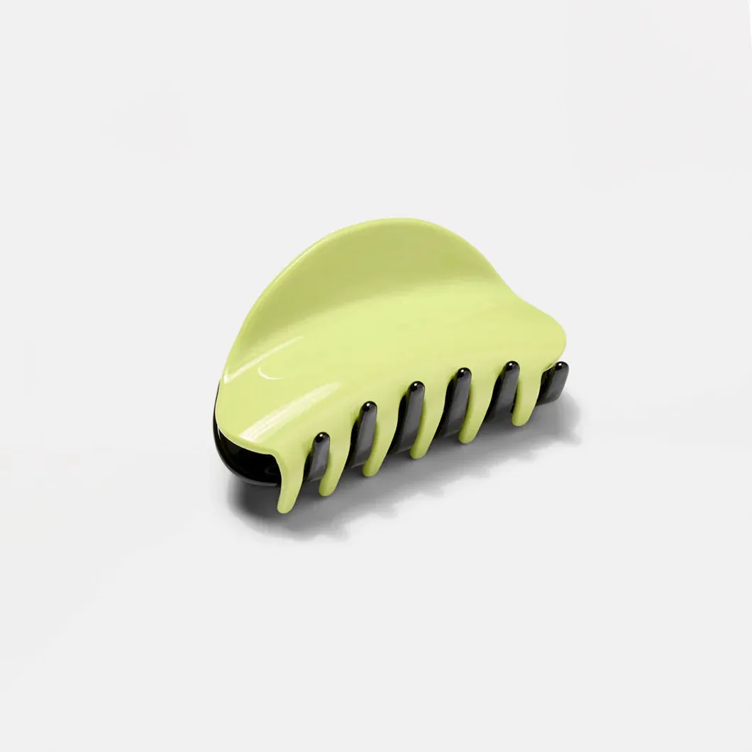 Tri Suki Hair Claw in Black/Chartreuse