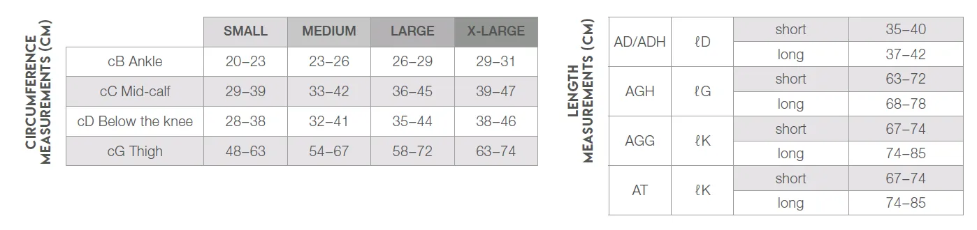 Unisex Venosan 5001 (ADH) Knee High 20-30mmHg