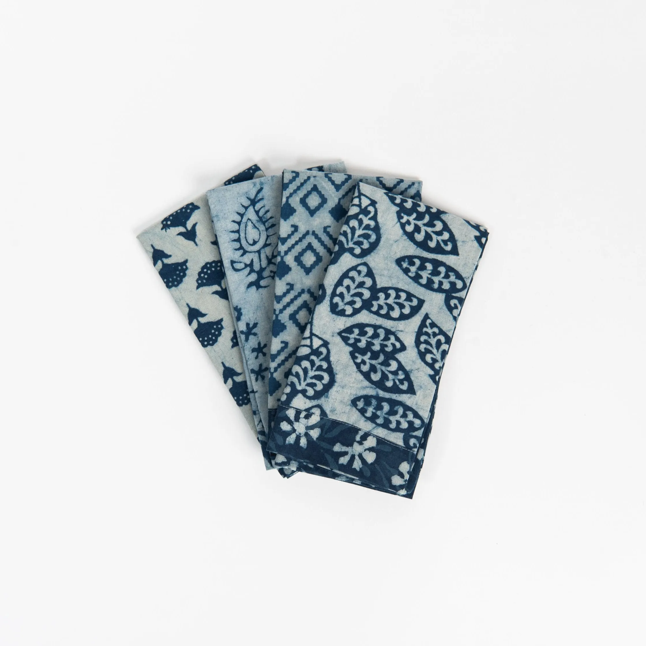 Vermont Handmade Napkins in Indigo Blue